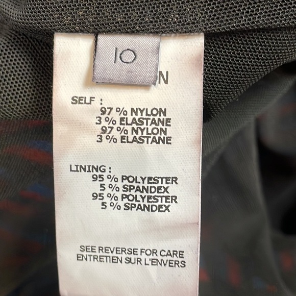 Thakoon Striped Bodycon Mini Skirt Rainbow Sz 10 - Picture 9 of 10